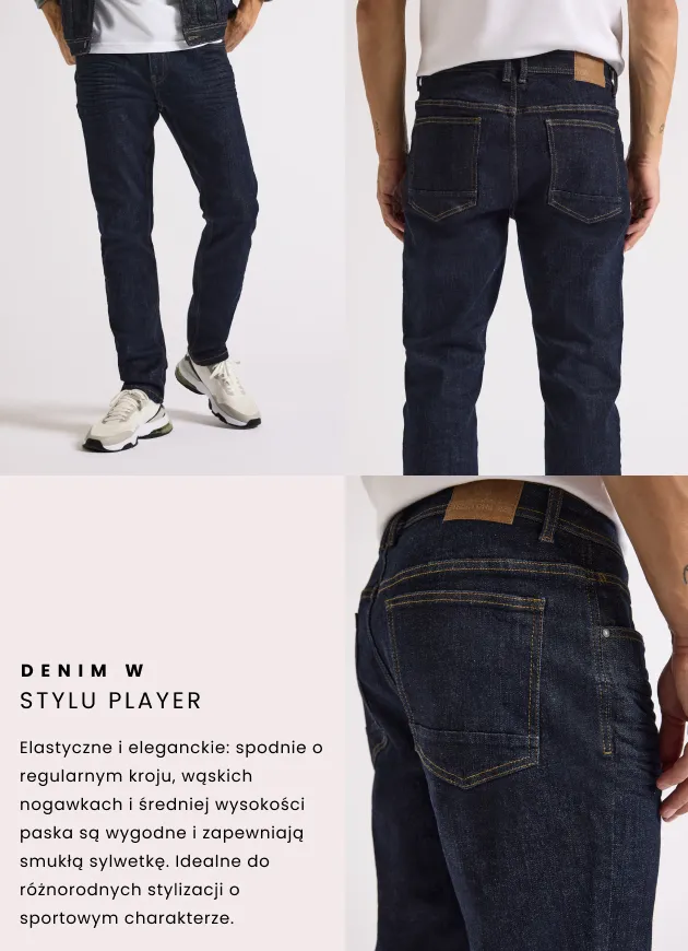 Denim w stylu Player