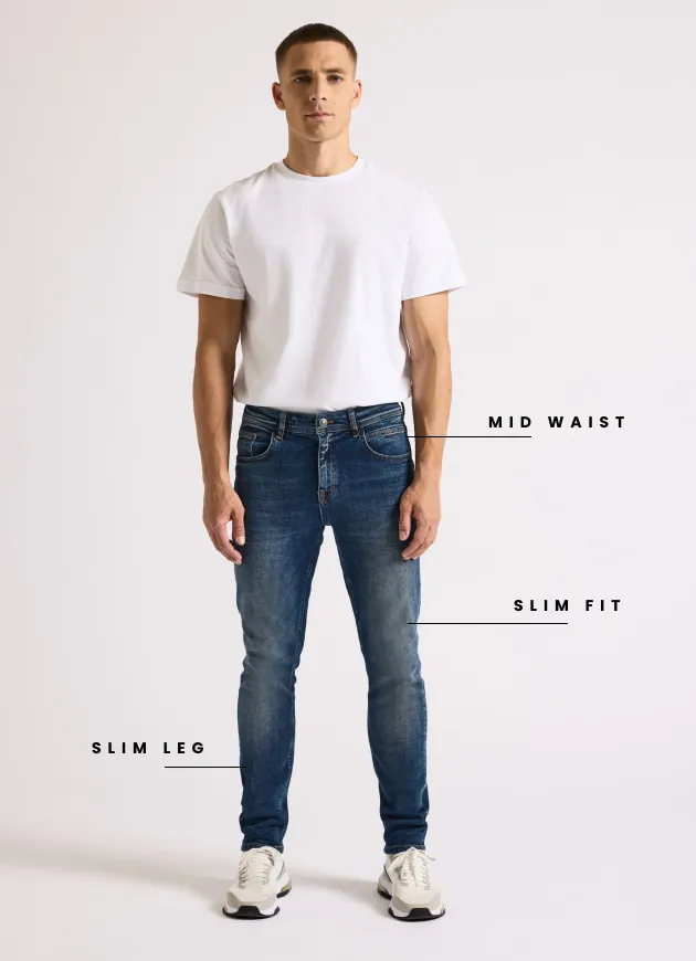 Denim w stylu Racer Fit